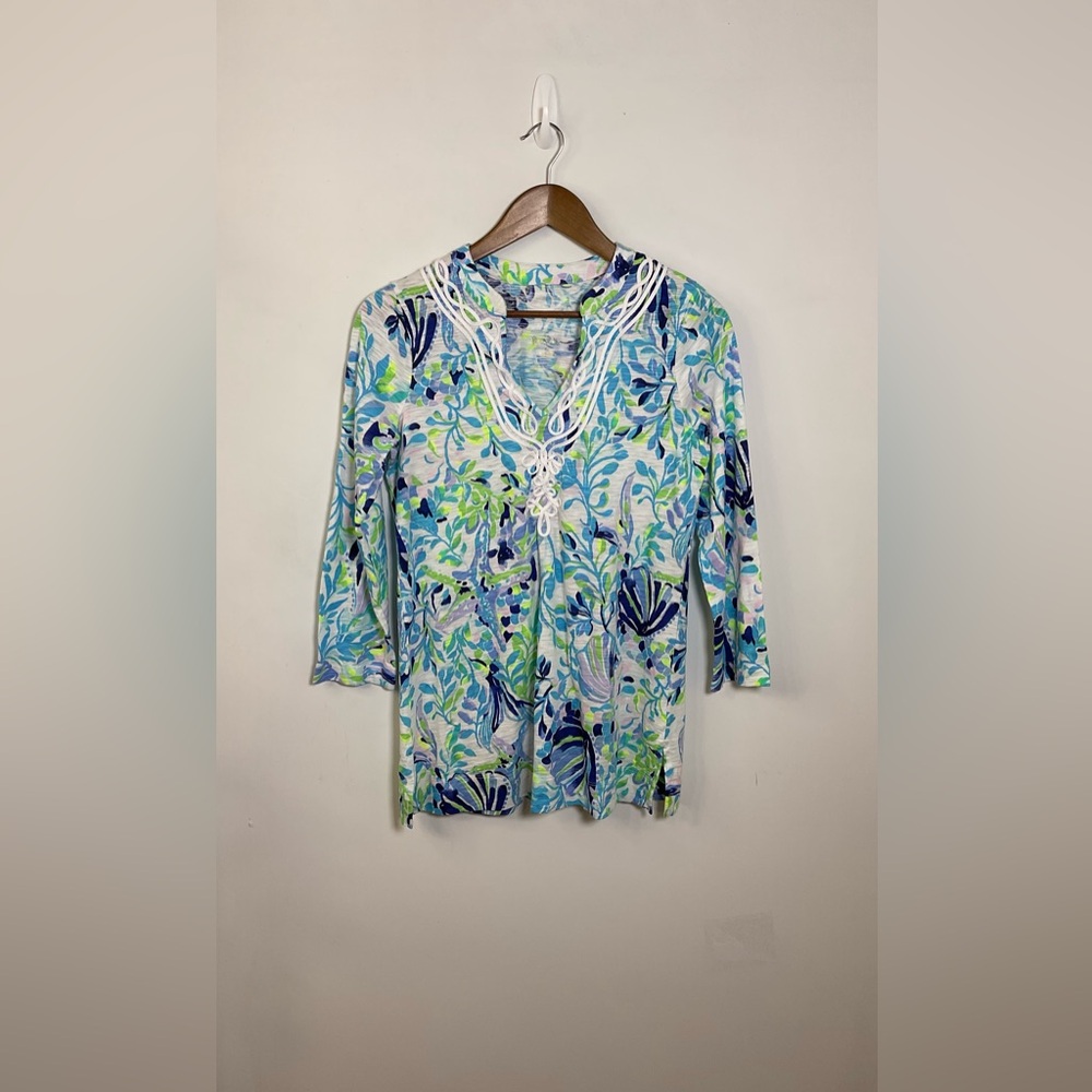 Lilly Pulitzer Kaia Knit Tunic Top Size Small
